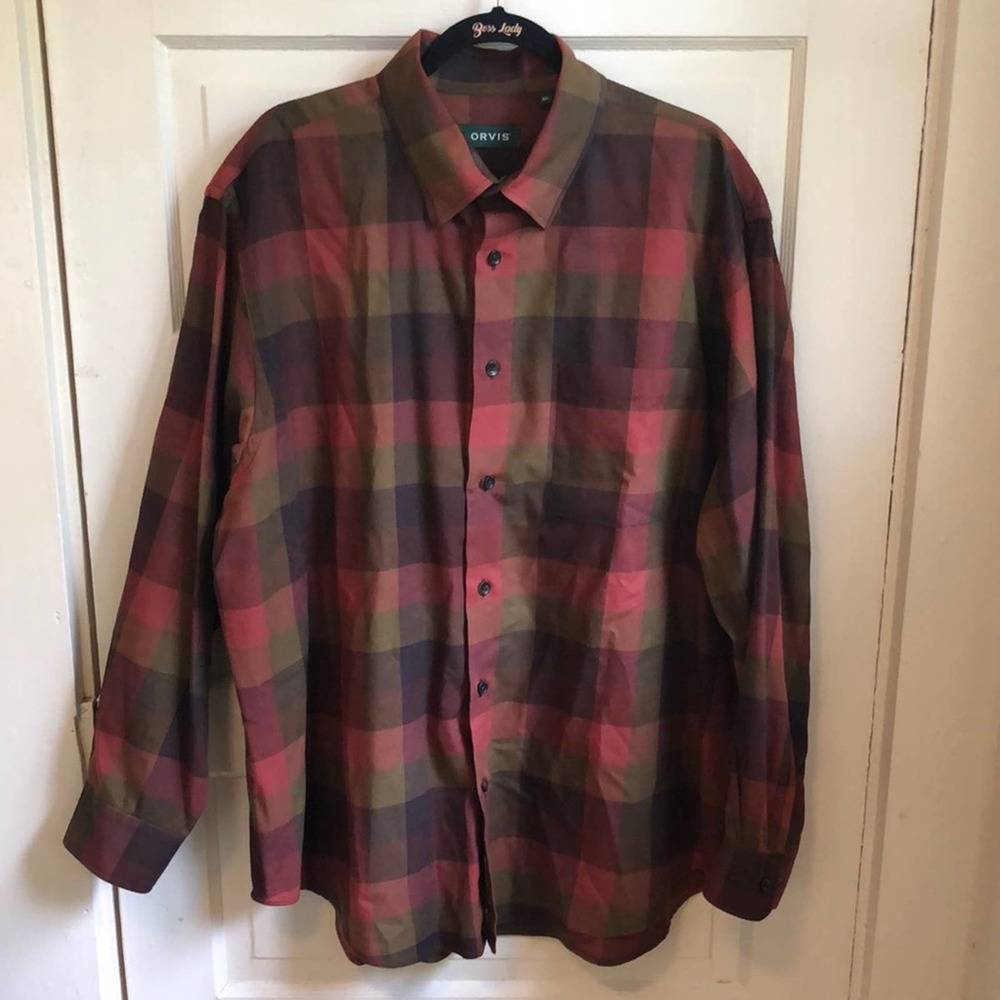 Orvis Cotton Plaid Buttondown